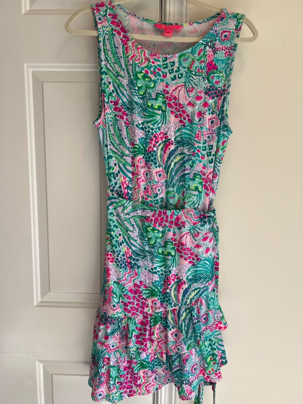 Lilly Pulitzer Ashbourne Size M wrap Dress sleeveless